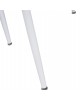 ΤΡΑΠΕΖΙ ΤΡΑΠΕΖΑΡΙΑΣ PALOMA HM8335.02, 70Χ70X76,5, SONOMA, ΛΕΥΚΑ ΠΟΔΙΑ