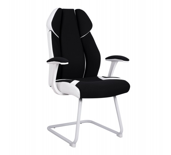 ΠΟΛΥΘΡΟΝΑ ZAHARA HM1102.02 ΣΕ ΧΡΩΜΑ ΜΑΥΡΟ ΜΕ ΑΣΠΡΟ 66,5x63x108cm