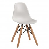 ΚΑΡΕΚΛΑ TWIST KID HM8453.01 ΞΥΛΙΝΑ ΠΟΔΙΑ Κ ΚΑΘΙΣΜΑ PP ΛΕΥΚΟ 31x34x55.5Υεκ