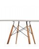 ΤΡΑΠΕΖΙ MINIMAL ΣΤΡΟΓΓΥΛΟ HM8454.01 MDF ΣΕ ΛΕΥΚΟ-ΠΟΔΙΑ ΟΞΙΑΣ ΣΕ ΦΥΣΙΚΟ Φ120Χ75Υεκ.