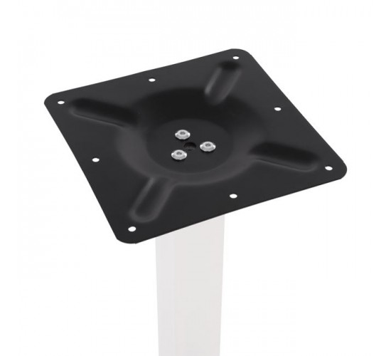 ΒΑΣΗ ΜΕΤΑΛΛΙΚΗ ΛΕΥΚΗ ΜΑΤ 40X40X72Υεκ. HM414.12