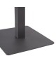 ΒΑΣΗ ΜΕΤΑΛΛΙΚΗ ΓΚΡΙ 40X40X72Υεκ. HM414.20