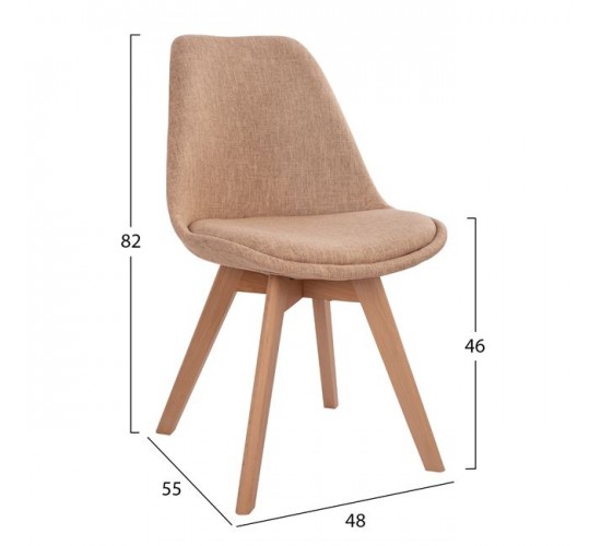 ΣΕΤ ΤΡΑΠΕΖΑΡΙΑΣ 5ΤΜΧ PALOMA HM10382 MDF TOP ΣΕ SONAMA--ΜΠΕΖ ΚΑΡΕΚΛΕΣ 4 θέσεων