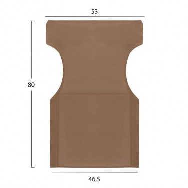 ΜΑΞΙΛΑΡΙ TEXTILENE 600gr/m2 2X1 MOKA ΓΙΑ ΠΟΛΥΘΡΟΝΑ ΣΚΗΝΟΘΕΤΗ HM5272.04 46.5Χ53Χ80Υεκ.