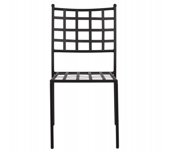 ΜΕΤΑΛΛΙΚΗ ΚΑΡΕΚΛΑ EMERY HM5509 ΣΕ ΜΑΥΡΗ ΑΠΟΧΡΩΣΗ 46x58x88  cm