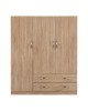 ΝΤΟΥΛΑΠΑ 3ΦΥΛΛΗ CARLY HM384.02 ΜΕ ΔΥΟ ΣΥΡΤΑΡΙΑ SONAMA 150X55Χ180Υεκ. 3φυλλη