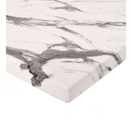 ΕΠΙΦΑΝΕΙΑ ΤΡΑΠΕΖΙΟΥ WERZALIT 120Χ80Χ3.5εκ. MARBLE WHITE-GREY 5657 HM5630.11