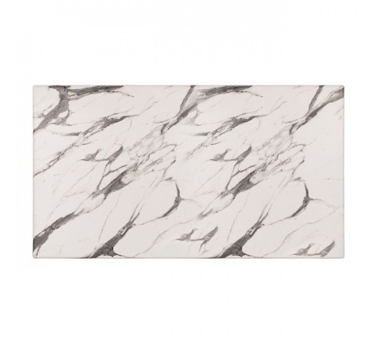 ΕΠΙΦΑΝΕΙΑ ΤΡΑΠΕΖΙΟΥ WERZALIT 120Χ80Χ3.5εκ. MARBLE WHITE-GREY 5657 HM5630.11