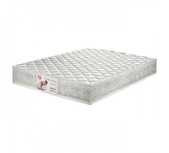 ΣΤΡΩΜΑ POCKET SPRING ΜΟΝΟ 90x200 ΔΙΠΛΗΣ ΟΨΗΣ HM309.07 Μονό