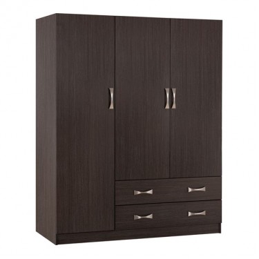 ΝΤΟΥΛΑΠΑ 3ΦΥΛΛΗ CARLY HM384.01 ΜΕ ΔΥΟ ΣΥΡΤΑΡΙΑ ZEBRANO 150X55Χ180Υεκ. 3φυλλη