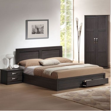 ΚΡΕΒΑΤΙ CAPRI HM399.01 ΜΕ 2 ΣΥΡΤΑΡΙΑ ZEBRANO 160x200 εκ. Διπλό Υπέρδιπλο
