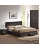 ΚΡΕΒΑΤΙ CAPRI HM399.01 ΜΕ 2 ΣΥΡΤΑΡΙΑ ZEBRANO 160x200 εκ. Διπλό Υπέρδιπλο