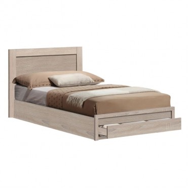 ΚΡΕΒΑΤΙ MELANY HM346.02 ΜΕ 1 ΣΥΡΤΑΡΙ SONOMA 90Χ190 εκ. Μονό