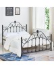 ΚΡΕΒΑΤΙ ΜΕΤΑΛΛΙΚΟ MADEN 150x200 εκ. ΜΑΥΡΟ ΧΡΩΜΑ HM576.01 Διπλό