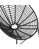 ΠΟΛΥΘΡΟΝΑ ΤΥΠΟΥ ΦΩΛΙΑ ΜΕΤΑΛΛΙΚΗ ALLEGRA HM5458.02 ΜΕ ΜΑΥΡΟ WICKER 73x83x86Υ εκ.