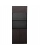 ΒΙΒΛΙΟΘΗΚΗ ΓΡΑΦΕΙΟΥ ΕΠΑΓΓΕΛΜΑΤΙΚΗ ROSEWOOD HM2089 ΜΕΛΑΜΙΝΗ ΓΚΡΙ-WENGE 80Χ40Χ200Υεκ.