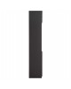 ΒΙΒΛΙΟΘΗΚΗ ΓΡΑΦΕΙΟΥ ΕΠΑΓΓΕΛΜΑΤΙΚΗ ROSEWOOD HM2089 ΜΕΛΑΜΙΝΗ ΓΚΡΙ-WENGE 80Χ40Χ200Υεκ.