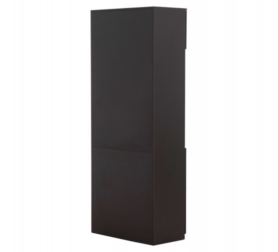 ΒΙΒΛΙΟΘΗΚΗ ΓΡΑΦΕΙΟΥ ΕΠΑΓΓΕΛΜΑΤΙΚΗ ROSEWOOD HM2089 ΜΕΛΑΜΙΝΗ ΓΚΡΙ-WENGE 80Χ40Χ200Υεκ.