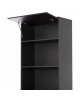 ΒΙΒΛΙΟΘΗΚΗ ΓΡΑΦΕΙΟΥ ΕΠΑΓΓΕΛΜΑΤΙΚΗ ROSEWOOD HM2089 ΜΕΛΑΜΙΝΗ ΓΚΡΙ-WENGE 80Χ40Χ200Υεκ.