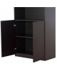 ΒΙΒΛΙΟΘΗΚΗ ΓΡΑΦΕΙΟΥ ΕΠΑΓΓΕΛΜΑΤΙΚΗ ROSEWOOD HM2089 ΜΕΛΑΜΙΝΗ ΓΚΡΙ-WENGE 80Χ40Χ200Υεκ.