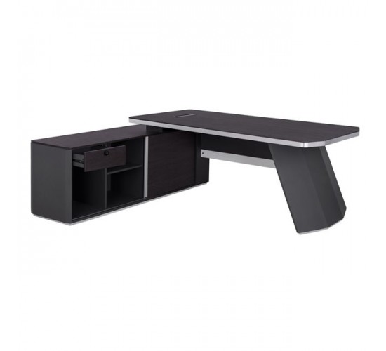 ΓΡΑΦΕΙΟ ΕΠΑΓΓΕΛΜΑΤΙΚΟ ΑΡΙΣΤΕΡΗ ΓΩΝΙΑ ROSEWOOD HM2083L 220X180X76Υεκ.