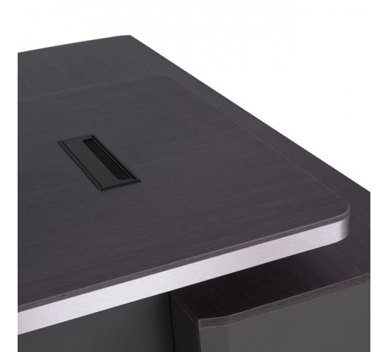 ΓΡΑΦΕΙΟ ΕΠΑΓΓΕΛΜΑΤΙΚΟ ΑΡΙΣΤΕΡΗ ΓΩΝΙΑ ROSEWOOD HM2083L 220X180X76Υεκ.
