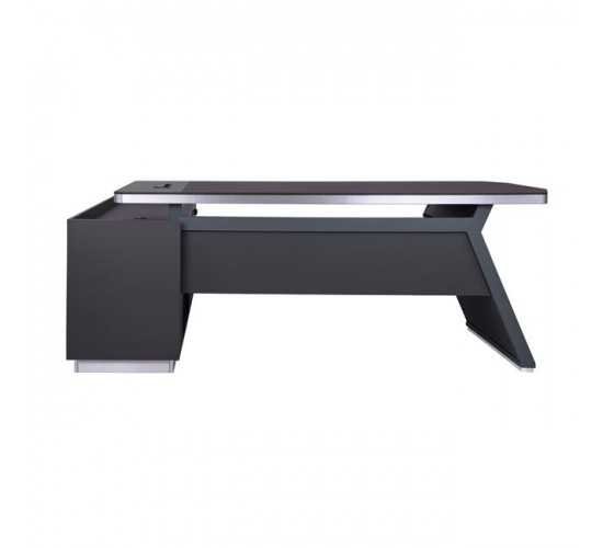ΓΡΑΦΕΙΟ ΕΠΑΓΓΕΛΜΑΤΙΚΟ ΔΕΞΙΑ ΓΩΝΙΑ ROSEWOOD HM2084R 220X180X76Υ εκ.