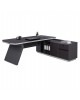 ΓΡΑΦΕΙΟ ΕΠΑΓΓΕΛΜΑΤΙΚΟ ΔΕΞΙΑ ΓΩΝΙΑ ROSEWOOD HM2084R 220X180X76Υ εκ.