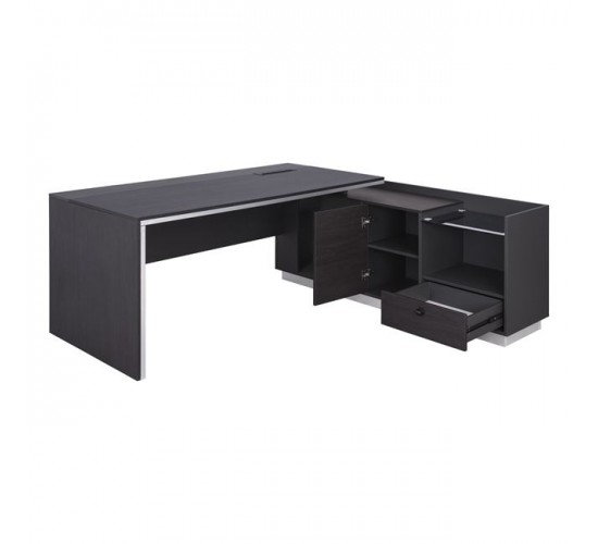 ΓΡΑΦΕΙΟ ΕΠΑΓΓΕΛΜΑΤΙΚΟ ΔΕΞΙΑ ΓΩΝΙΑ ROSEWOOD HM2086R 180X170X76Υ εκ.