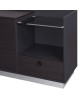 ΓΡΑΦΕΙΟ ΕΠΑΓΓΕΛΜΑΤΙΚΟ ΔΕΞΙΑ ΓΩΝΙΑ ROSEWOOD HM2086R 180X170X76Υ εκ.