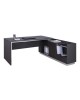 ΓΡΑΦΕΙΟ ΕΠΑΓΓΕΛΜΑΤΙΚΟ ΔΕΞΙΑ ΓΩΝΙΑ ROSEWOOD HM2086R 180X170X76Υ εκ.