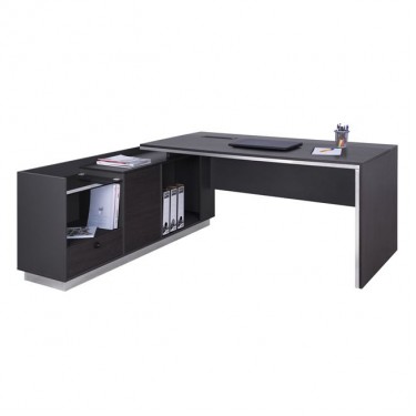 ΓΡΑΦΕΙΟ ΕΠΑΓΓΕΛΜΑΤΙΚΟ ΑΡΙΣΤΕΡΗ ΓΩΝΙΑ ROSEWOOD HM2086L 180X170X76Υ εκ.