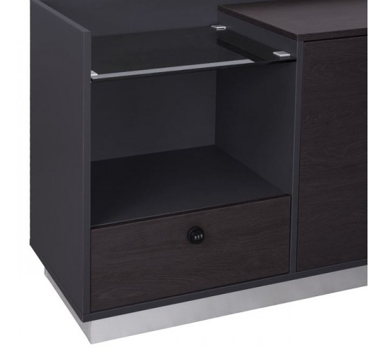 ΓΡΑΦΕΙΟ ΕΠΑΓΓΕΛΜΑΤΙΚΟ ΑΡΙΣΤΕΡΗ ΓΩΝΙΑ ROSEWOOD HM2086L 180X170X76Υ εκ.