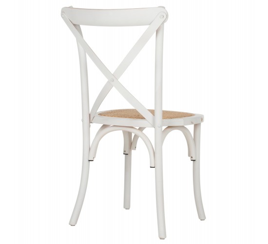 ΚΑΡΕΚΛΑ OWEN ΣΤΟΙΒΑΖΟΜΕΝΗ ΞΥΛΙΝΗ ΑΠΟ ΟΞΙΑ WHITE WASH ΧΡΩΜΑ ΜΕ ΧΙΑΣΤΙ ΠΛΑΤΗ HM8575.04 45x55,5x90 cm