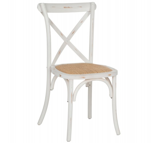 ΚΑΡΕΚΛΑ OWEN ΣΤΟΙΒΑΖΟΜΕΝΗ ΞΥΛΙΝΗ ΑΠΟ ΟΞΙΑ WHITE WASH ΧΡΩΜΑ ΜΕ ΧΙΑΣΤΙ ΠΛΑΤΗ HM8575.04 45x55,5x90 cm
