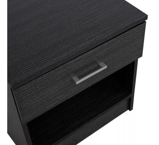 ΚΟΜΟΔΙΝΟ ΜΕ 1 ΣΥΡΤΑΡΙ LANEY ZEBRANO 45x35,5x47Υ εκ. HM2345.02