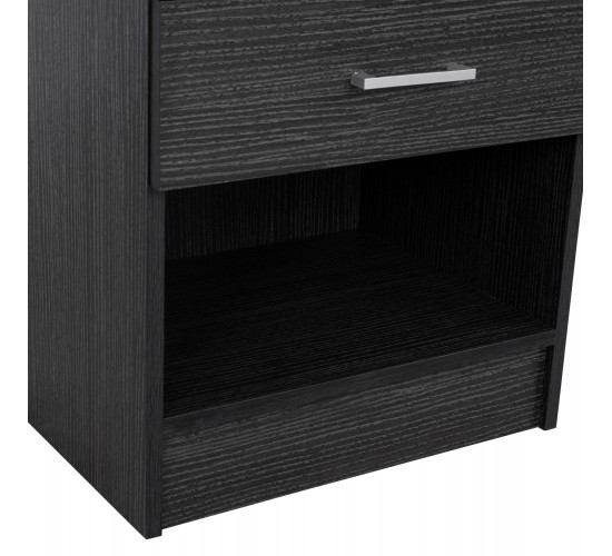 ΚΟΜΟΔΙΝΟ ΜΕ 1 ΣΥΡΤΑΡΙ LANEY ZEBRANO 45x35,5x47Υ εκ. HM2345.02