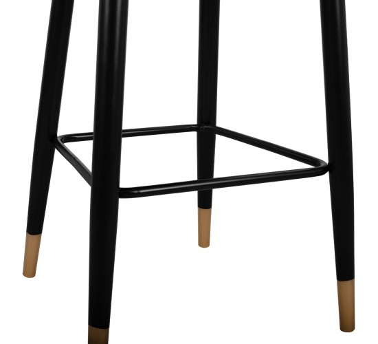 ΣΚΑΜΠΟ ΜΠΑΡ SERENITY HM8519.01 ΑΠΟ ΒΕΛΟΥΔΟ ΓΚΡΙ ΜΕ ΜΕΤΑΛΛΙΚΟ ΣΚΕΛΕΤΟ 51Χ57Χ110Υ εκ.