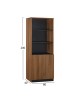 ΕΠΑΓΓΕΛΜΑΤΙΚΗ ΒΙΒΛΙΟΘΗΚΗ ΓΡΑΦΕΙΟΥ SUPREME HM2354 80x40x200Υ εκ.