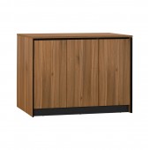 ΝΤΟΥΛΑΠΙ ΓΡΑΦΕΙΟΥ SUPREME HM2357 ΜΕΛΑΜΙΝΗ ΣΕ HONEY OAK & ΓΚΡΙ 120x40x80Υεκ.