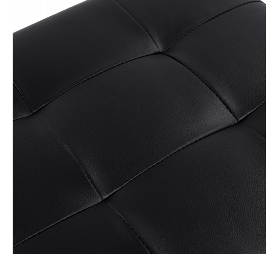 ΣΚΑΜΠΟ PU ΜΕ ΑΠΟΘΗΚΕΥΤΙΚΟ ΧΩΡΟ TRISCUBE ΜΑΥΡΟ HM223.01 121x51.5x50Υ εκ.