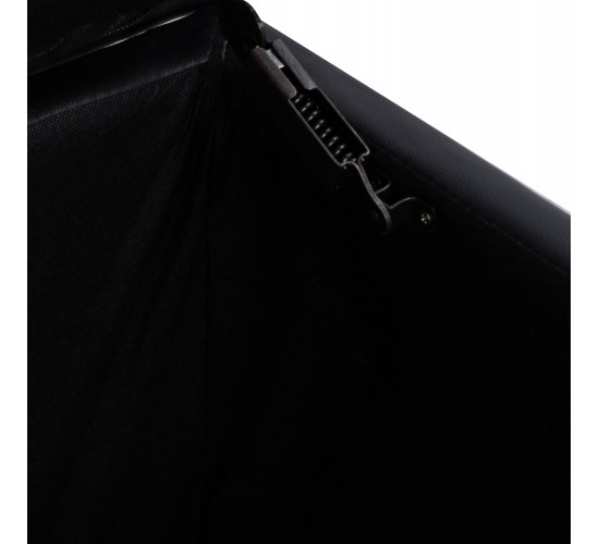 ΣΚΑΜΠΟ PU ΜΕ ΑΠΟΘΗΚΕΥΤΙΚΟ ΧΩΡΟ TRISCUBE ΜΑΥΡΟ HM223.01 121x51.5x50Υ εκ.