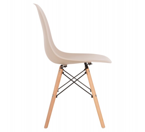 ΚΑΡΕΚΛΑ TWIST HM8460.25 ΜΕ ΞΥΛΙΝΑ ΠΟΔΙΑ ΚΑΙ ΚΑΘΙΣΜΑ PP-ΚΑΠΟΥΤΣΙΝΟ 46x50x82Υεκ.