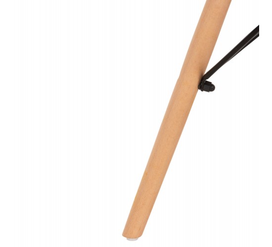 ΚΑΡΕΚΛΑ TWIST HM8460.25 ΜΕ ΞΥΛΙΝΑ ΠΟΔΙΑ ΚΑΙ ΚΑΘΙΣΜΑ PP-ΚΑΠΟΥΤΣΙΝΟ 46x50x82Υεκ.