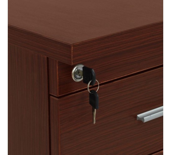 ΣΥΡΤΑΡΙΕΡΑ ΓΡΑΦΕΙΟΥ VANCE ΕΠΑΓΓΕΛΜΑΤΙΚΗ WENGE HM2049.12 40X46X75Υ εκ.