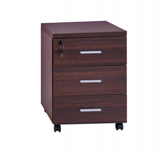 ΣΥΡΤΑΡΙΕΡΑ ΓΡΑΦΕΙΟΥ VANCE ΕΠΑΓΓΕΛΜΑΤΙΚΗ WENGE HM2048.12 40X40X55Υ εκ.