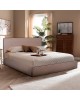 ΚΡΕΒΑΤΙ ALLIE HM584.02 160x200 εκ. ΜΕ ΑΠΟΘΗΚΕΥΤΙΚΟ ΧΩΡΟ ΜΠΕΖ ΥΦΑΣΜΑ Υπέρδιπλο