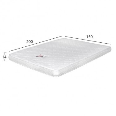 ΣΤΡΩΜΑ ΑΦΡΟΥ ΧΩΡΙΣ ΕΛΑΤΗΡΙΑ JORDY 90X190x15Y-- HM374.01  (ROLL PACKING) ΛΕΥΚΟ Μονό