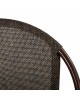 ΚΑΡΕΚΛΑ PRETORIA ΜΕΤΑΛΛΙΚΗ BAMBOO LOOK ΚΑΦΕ HM5718 54x62x89 εκ.
