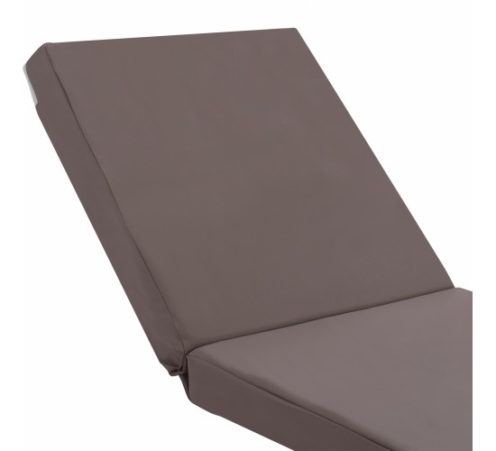 ΜΑΞΙΛΑΡΙ ΞΑΠΛΩΣΤΡΑΣ POLYESTER SIFNOS ΓΚΡΙ HM11235.10P 190x70x11 εκ.